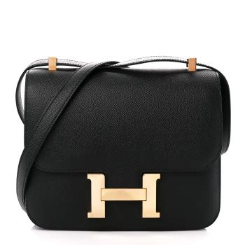 hermes 02043149012419|HERMES Epsom Constance 24 Black 1377349.